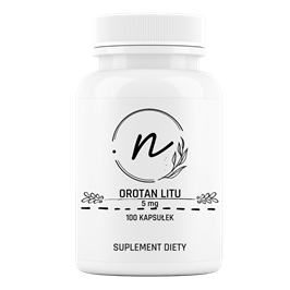 NaturePRO Orotan litu 5 mg 100 kapsułek